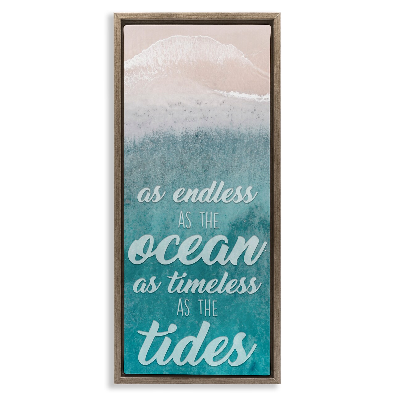 Stupell Industries Endless Ocean Timeless Tides Floating Frame, design by Marcus Prime
